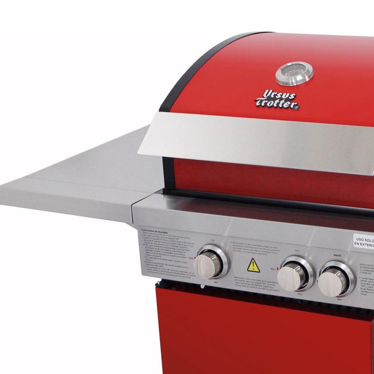 URSUS TROTTER - Parrilla a Gas K2B - A 2 Quemadores 