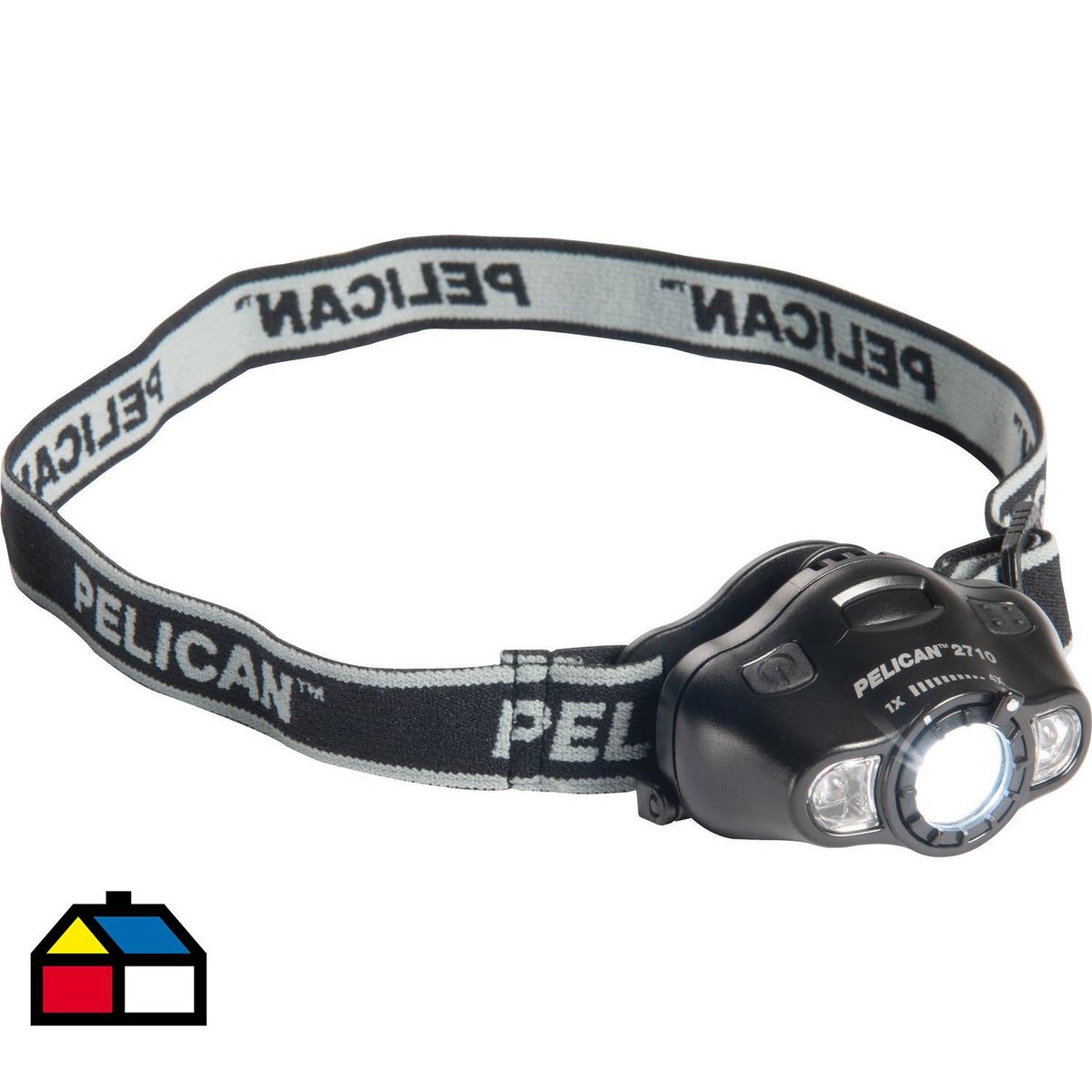 PELICAN - Linterna Frontal Para Casco 2xAAA LED 2710 Lúmenes
