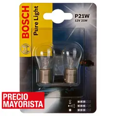 BOSCH - Set de ampolletas para auto 21 W 2 unidades
