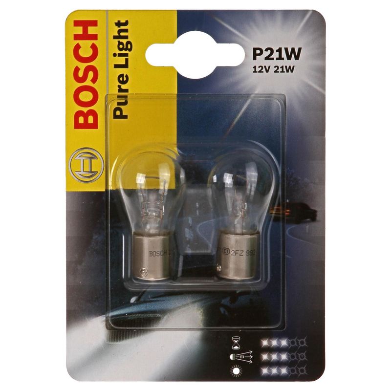BOSCH - Set de ampolletas para auto 21 W 2 unidades