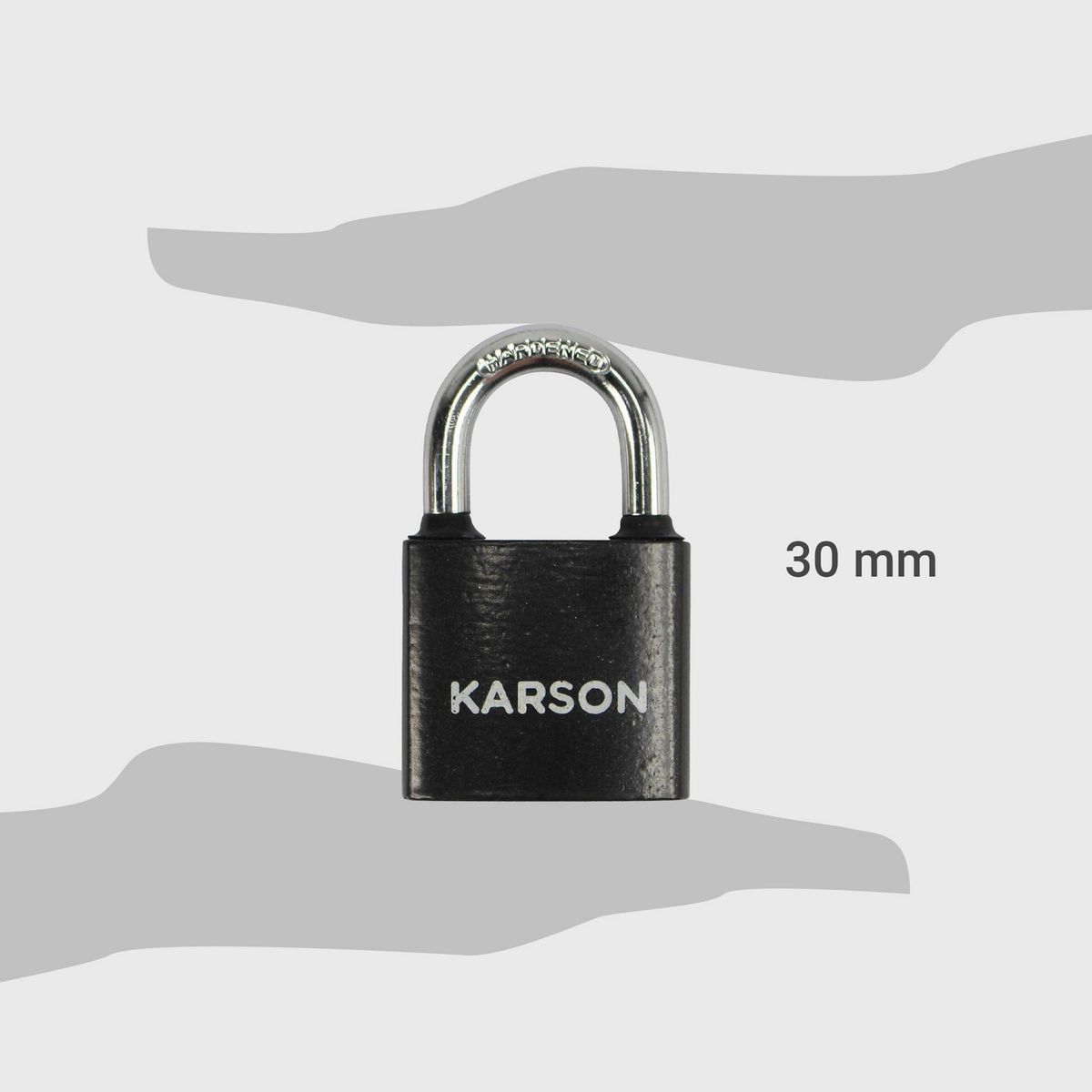 KARSON - Candado 30 mm Bronce con Llaves