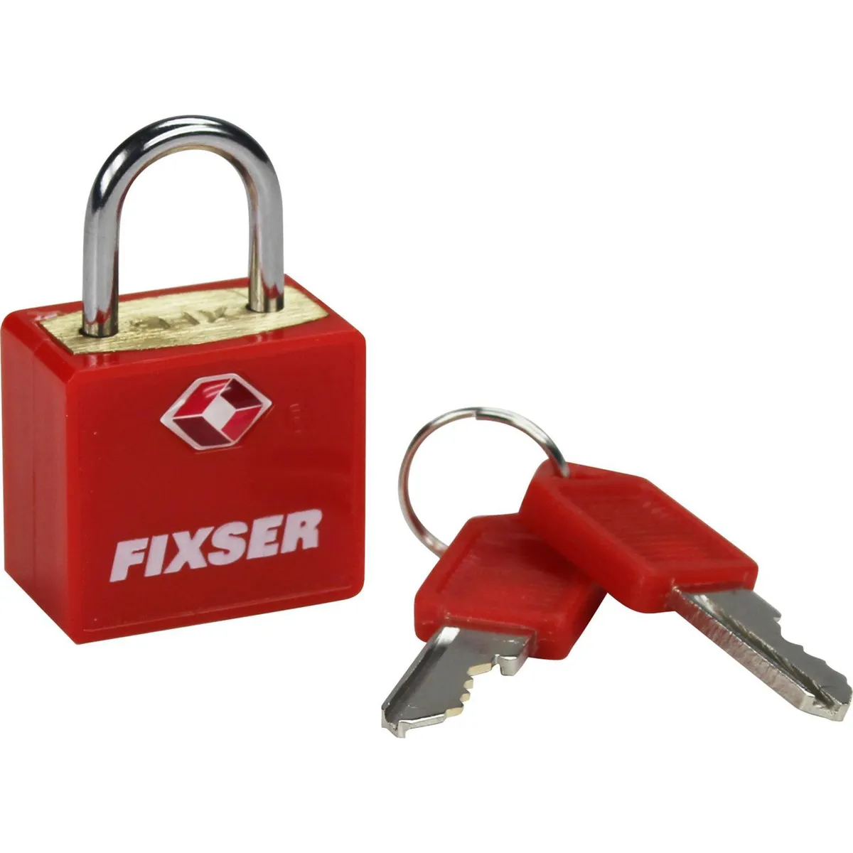 FIXSER - Mini candado TSA fx rojo
