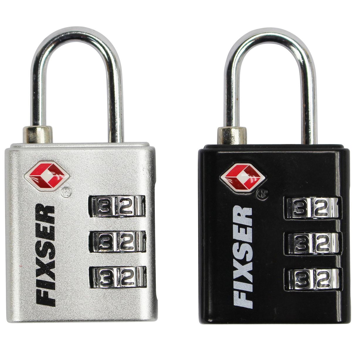 FIXSER - Set 2 candados TSA fx 3 dígitos