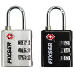 FIXSER - Set 2 candados TSA fx 3 dígitos