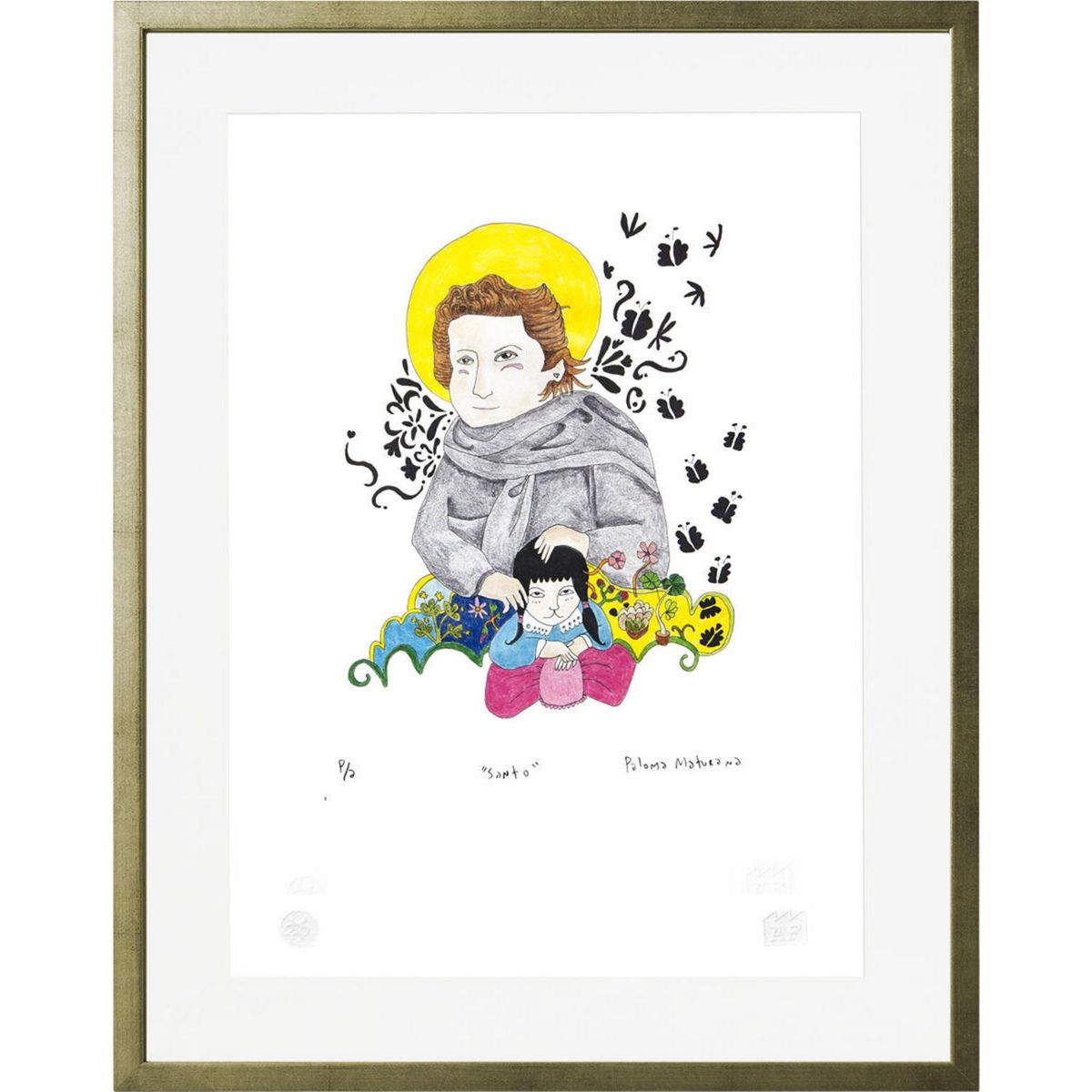 ARTEFACTORY - Cuadro Santo artista Paloma Maturana 56x71 cm