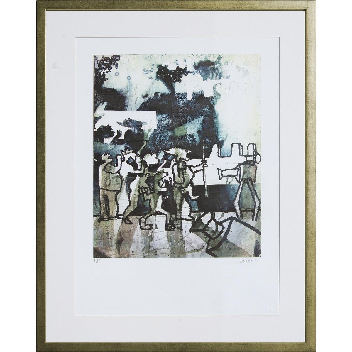 Cuadro Protesta artista Bororo 68x88 cm, marca ARTEFACTORY - Foto Principal