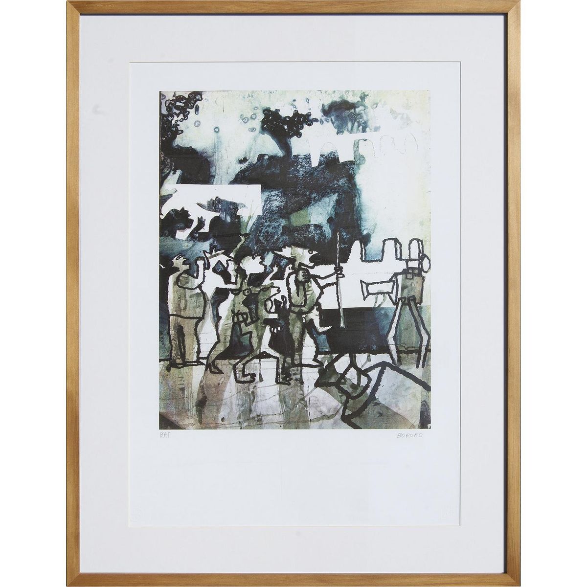 ARTEFACTORY - Cuadro Protesta artista Bororo 68x88 cm