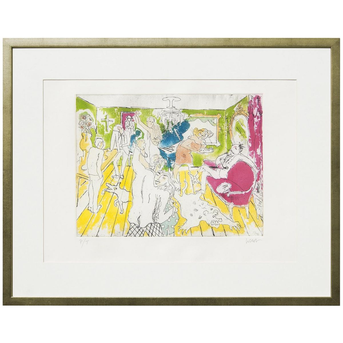 ARTEFACTORY - Cuadro Fiesta Rusa artista Andrés Gana 56x71 cm