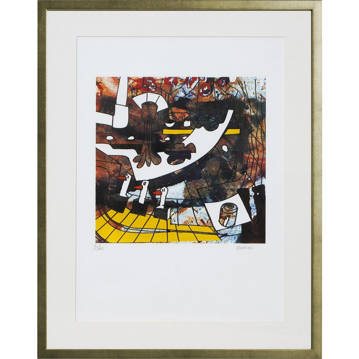 ARTEFACTORY - Cuadro Fábrica de Paté de Patos artista Bororo 68x88 cm