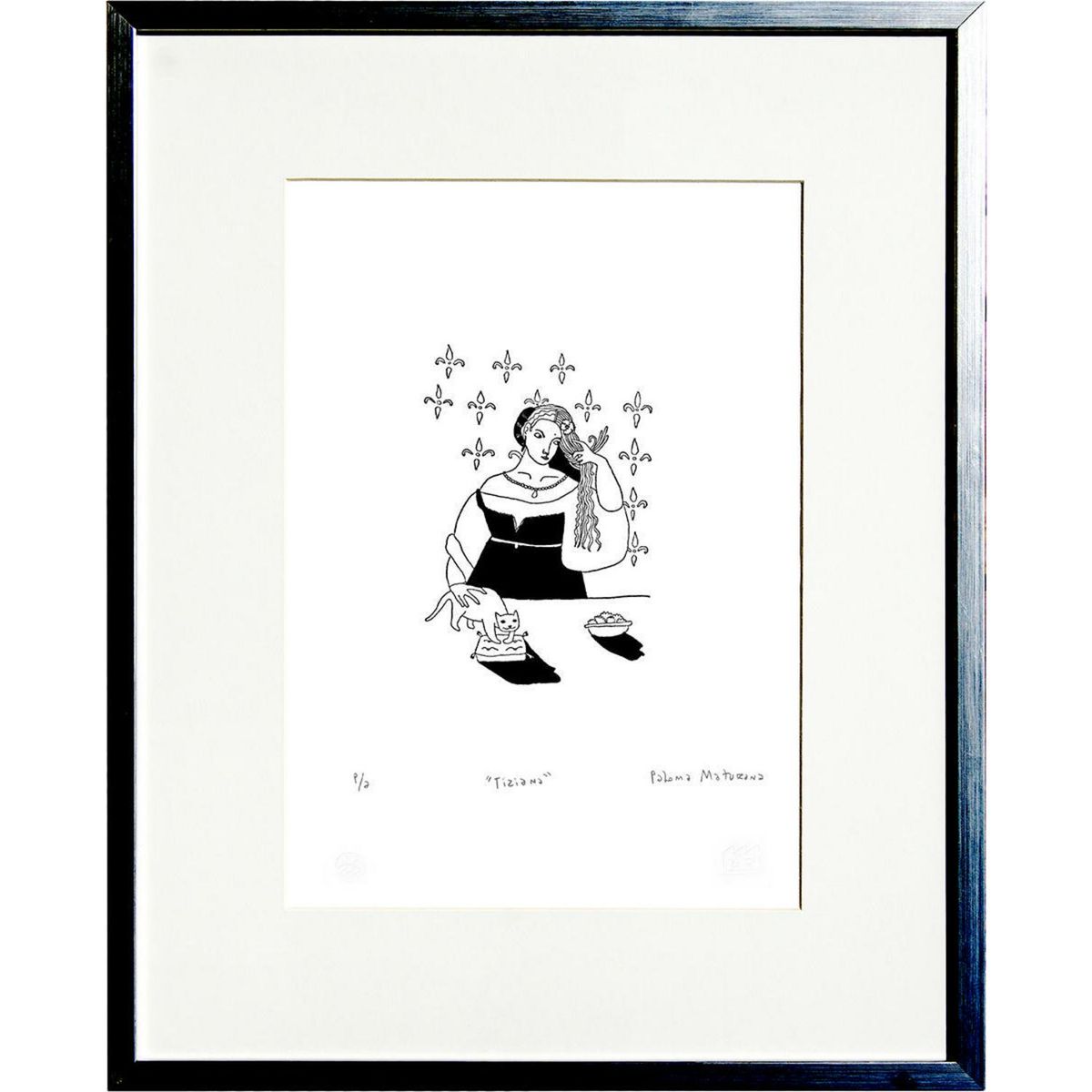 ARTEFACTORY - Cuadro Tiziana artista Paloma Maturana 56x71 cm