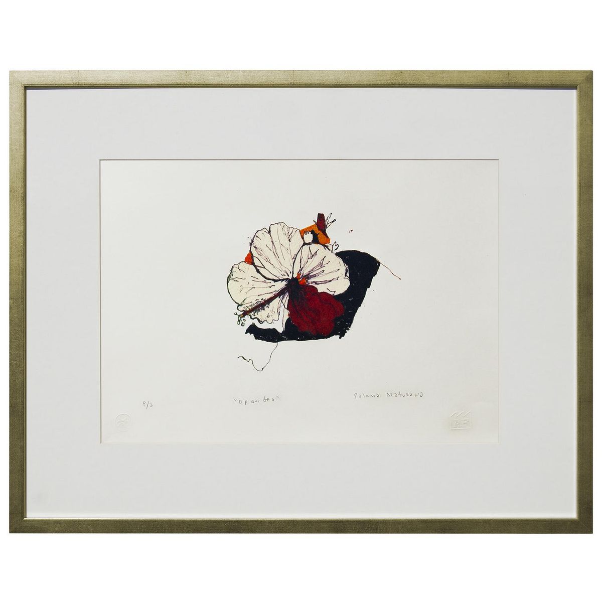 ARTEFACTORY - Cuadro Orquídea artista Paloma Maturana 56x71 cm