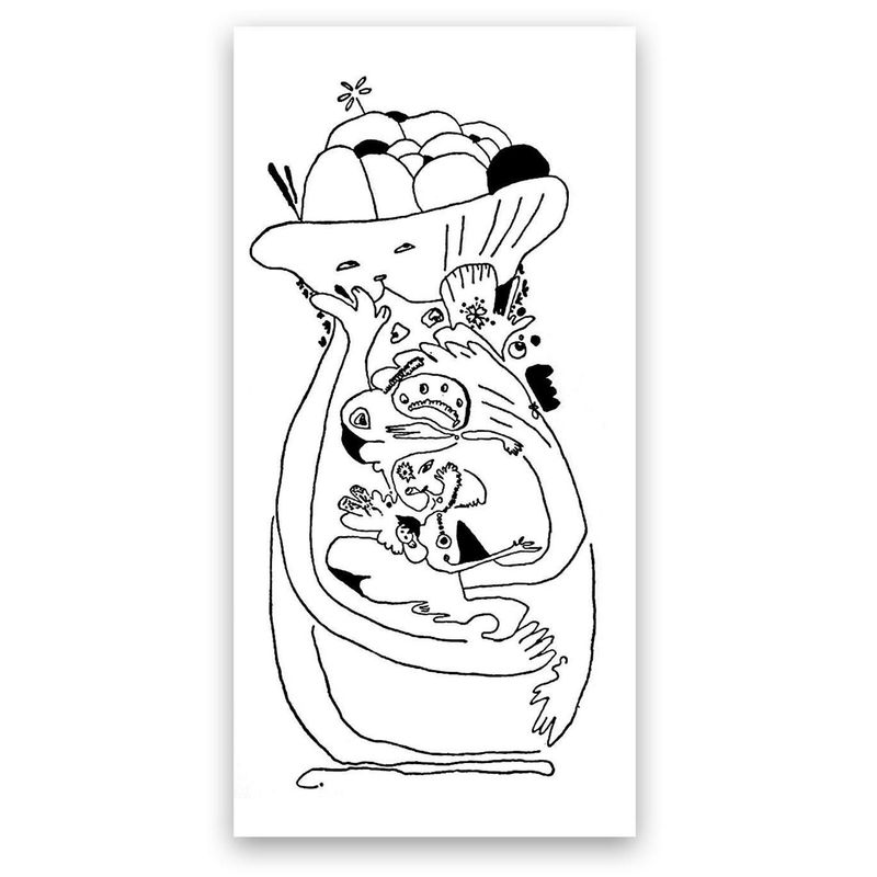 ARTEFACTORY - Grabado Macetero artista Paloma Maturana 35x50 cm