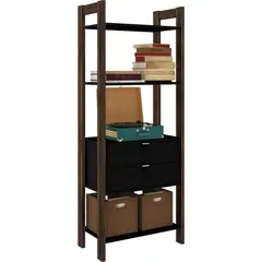 TECNOMOBILI - Gabinete 166x65x36 cm negro