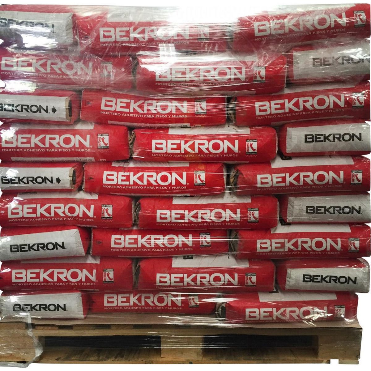 BEKRON - Pallet Adhesivo Ceramico Standard Piso y muro Superficie Rígido 25 kg