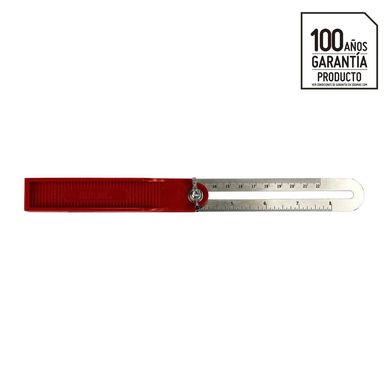 Escuadra Metlica Falsa 10 Pulgadas Rojo