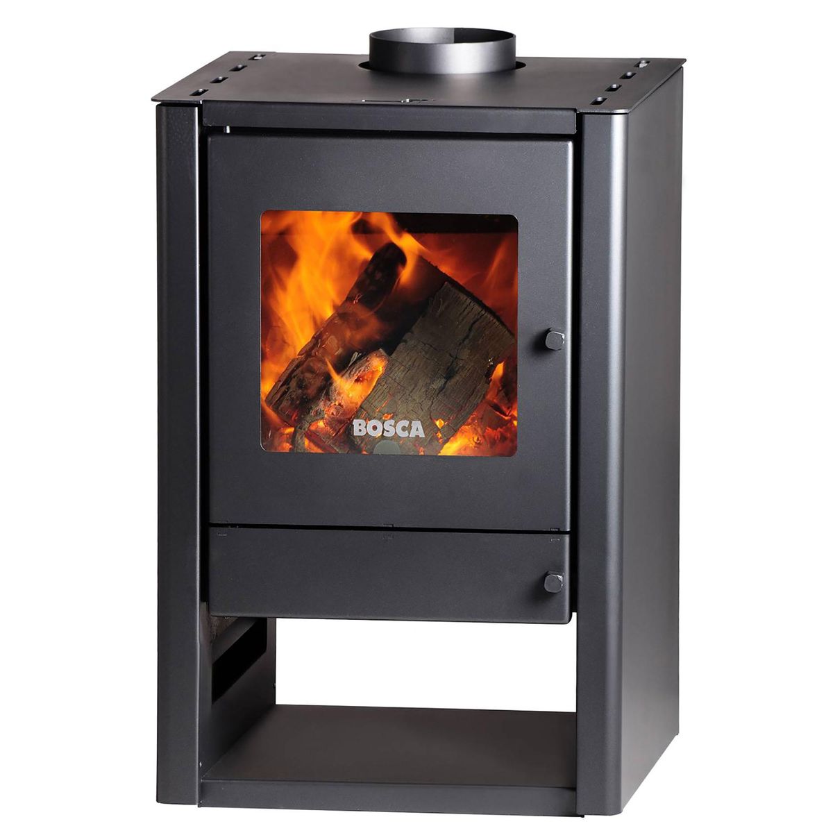 BOSCA - Calefactor Leña Gold 380 Negro