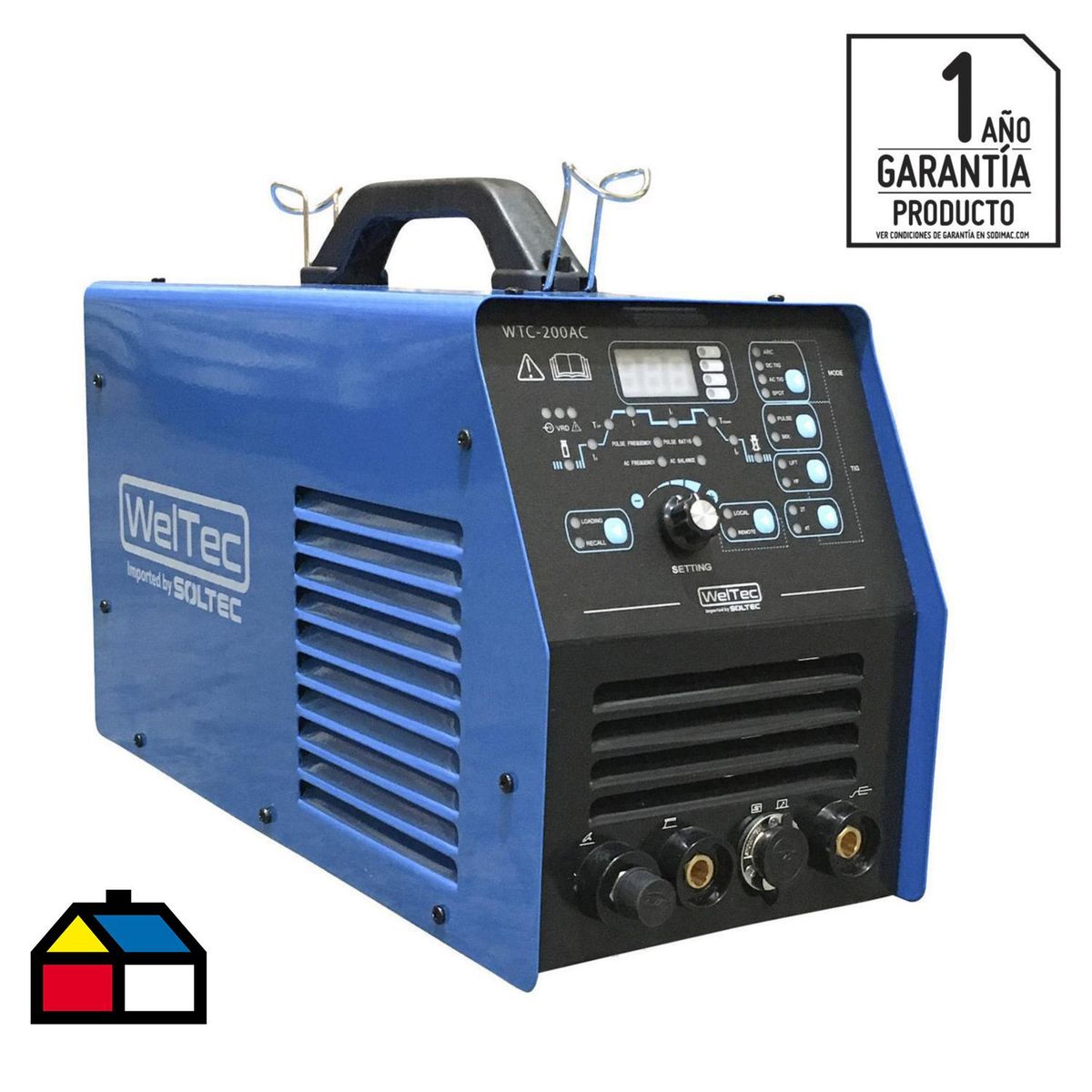 WELTEC - Soldadora arco manual y TIG 200 A