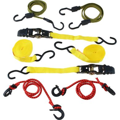 Pack 2 cintas y amarras elstica