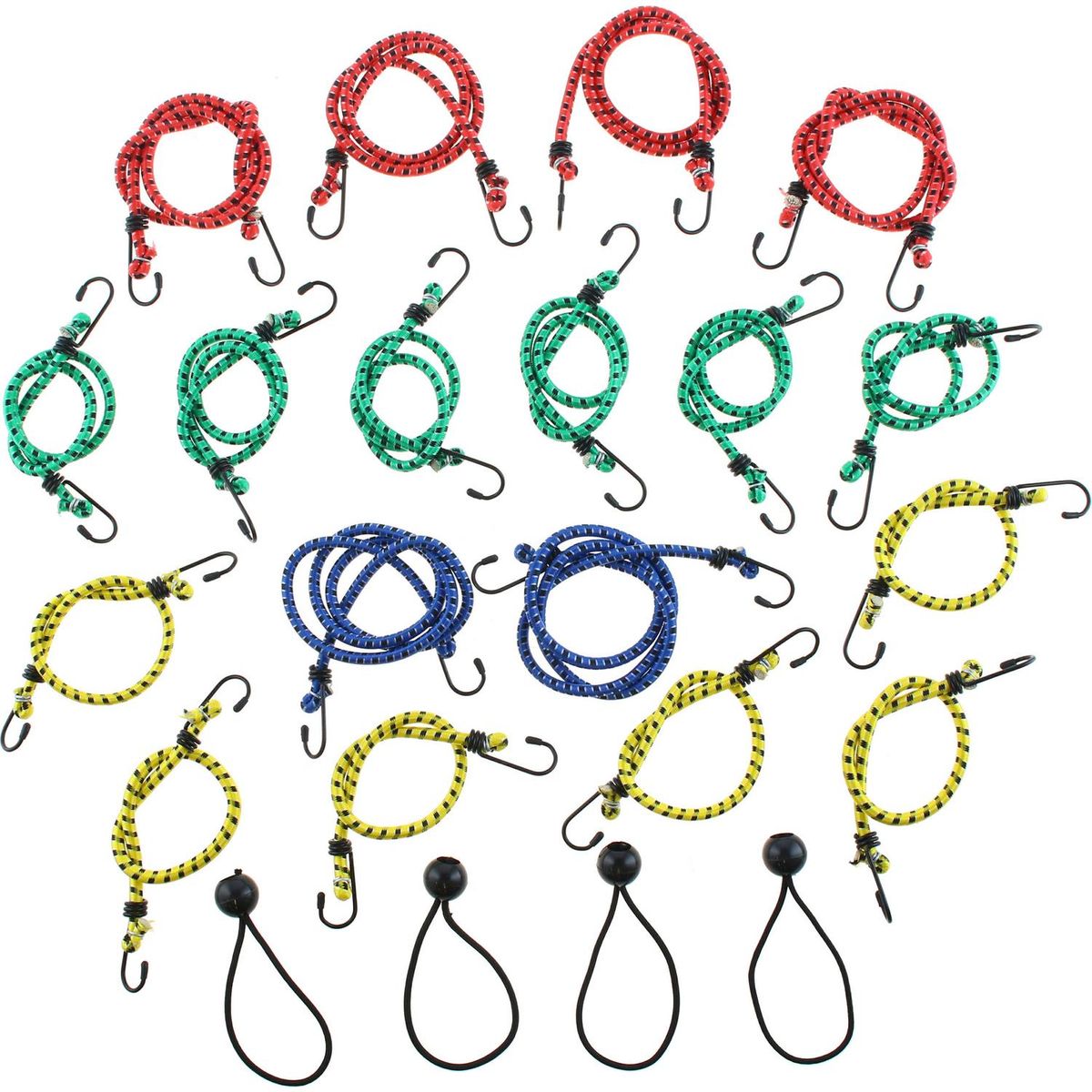 BLACKSMITH - Kit 20 unidades amarras elásticas