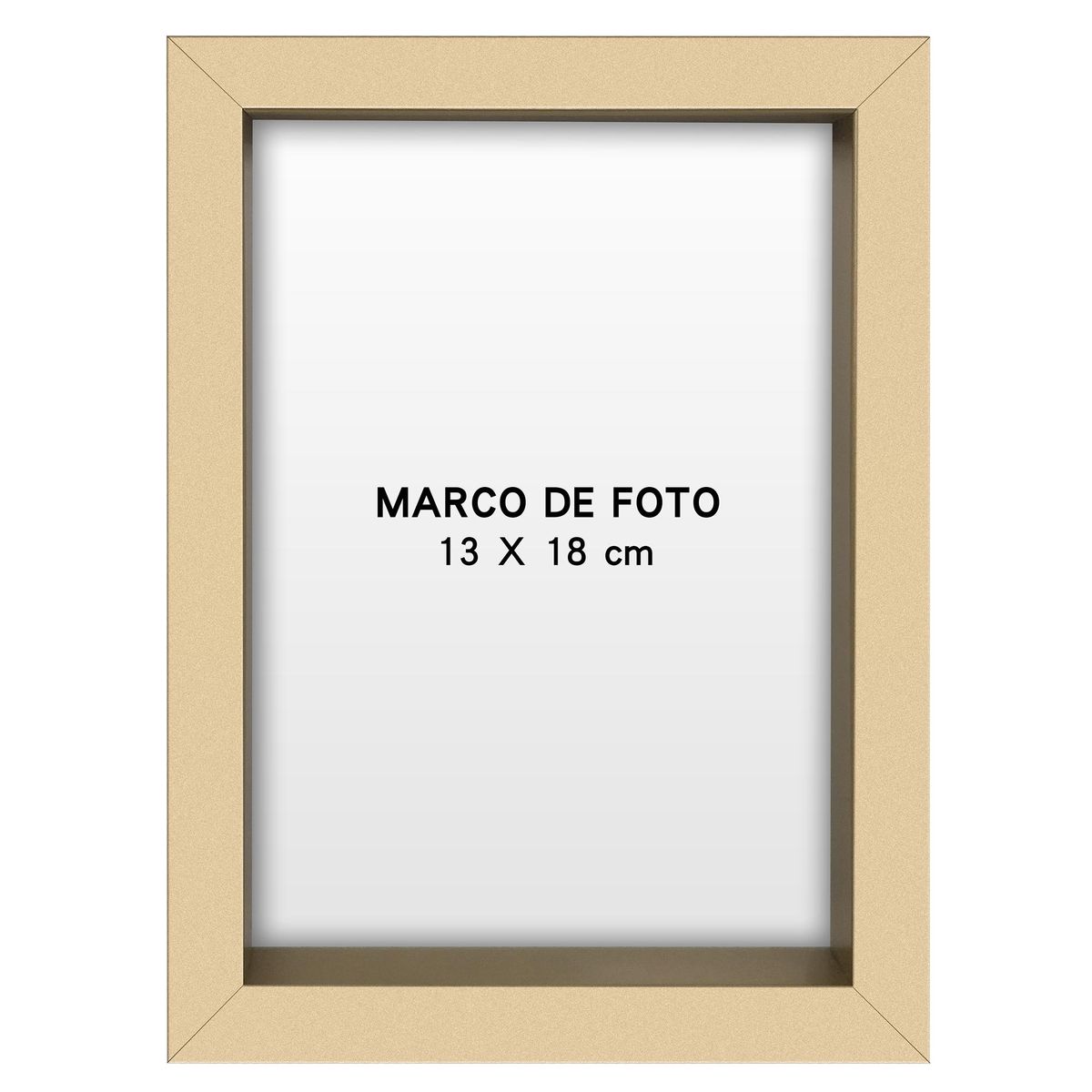 RONDA - Marco de Foto Caja 15x20 cm Dorado MDF