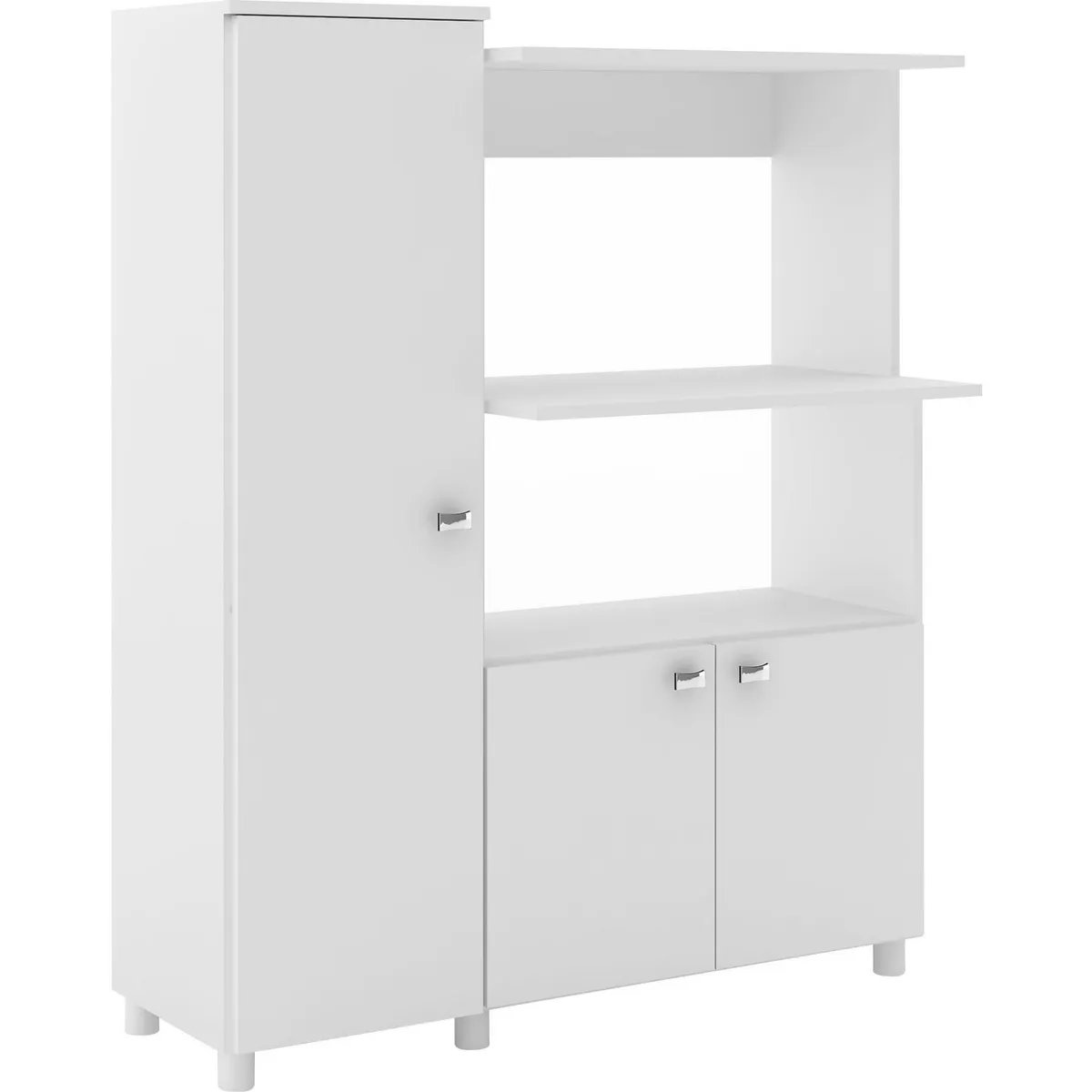 TECNOMOBILI - Mueble de cocina 119x96,5x41,5 cm blanco espesor 15mm