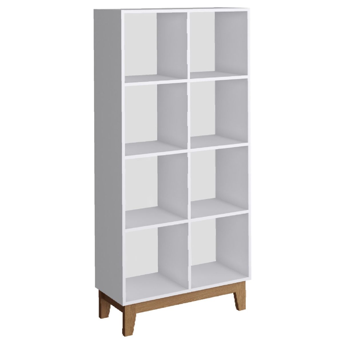 KIDSCOOL - Estante Harmony MDF 8 Nivel(es) 71x150x30 cm Blanco