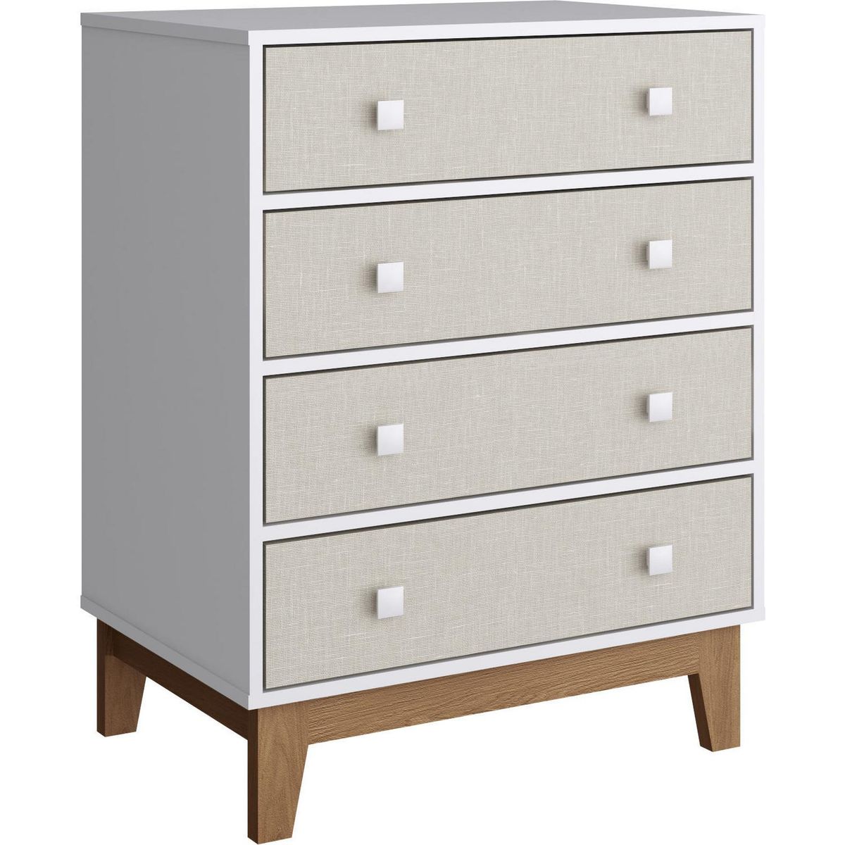 KIDSCOOL - Cómoda 4 Cajón(es) Harmony 68x86x45 cm Nude