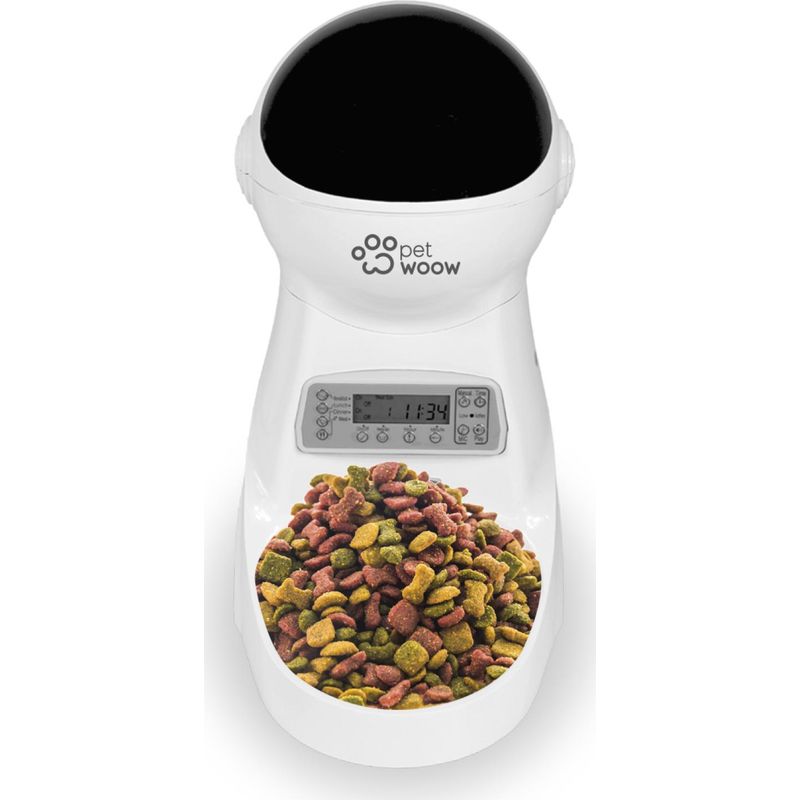 PETWOOW - Dispensador automático mascotas  micrófono y audio