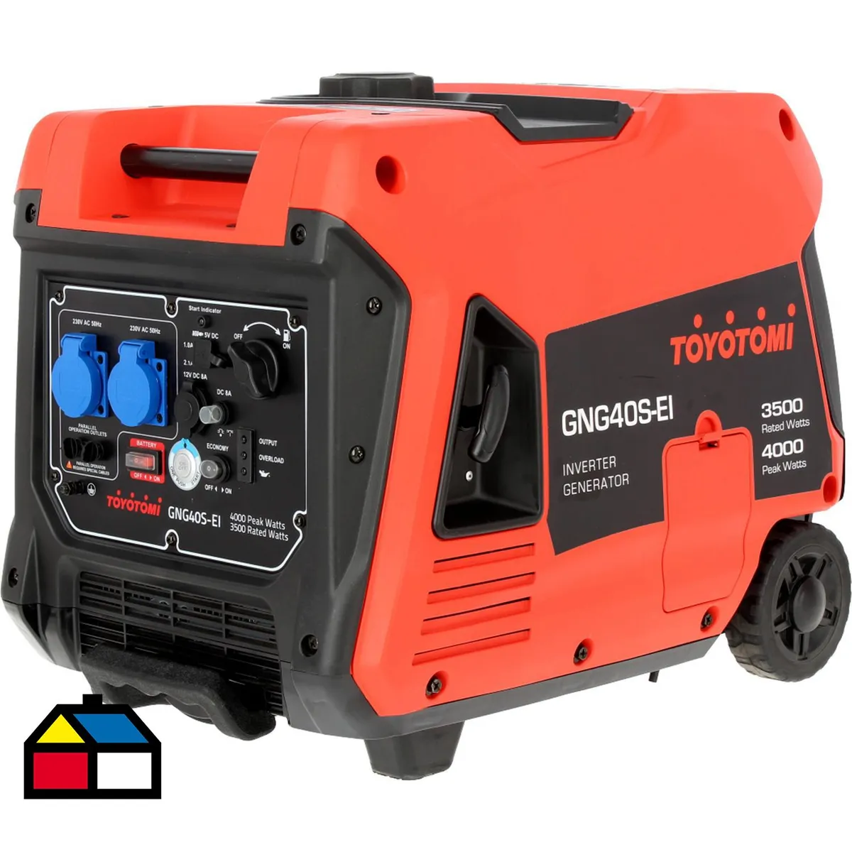 TOYOTOMI - Generador Eléctrico a Gasolina Partida Eléctrica 4000 W 12 l