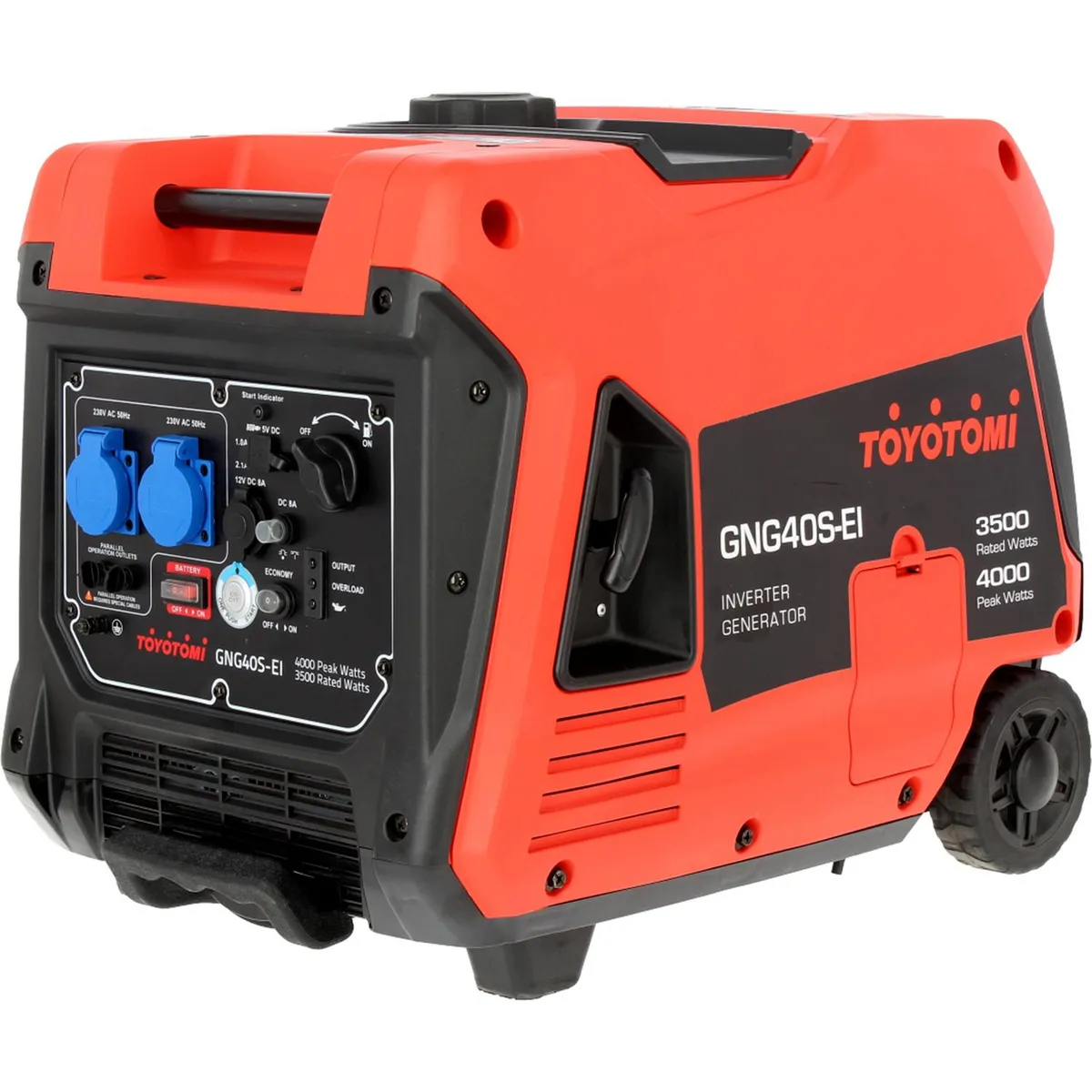 TOYOTOMI - Generador Eléctrico a Gasolina Partida Eléctrica 4000 W 12 l