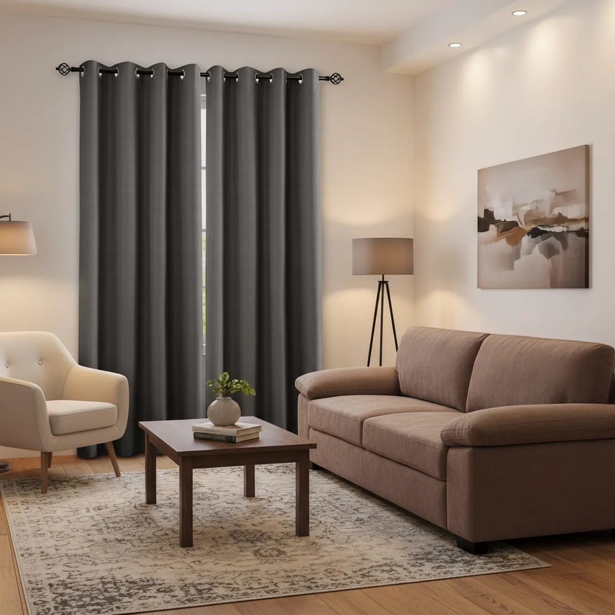 JUST HOME COLLECTION - Cortina Black Out 140x220 cm Texturada