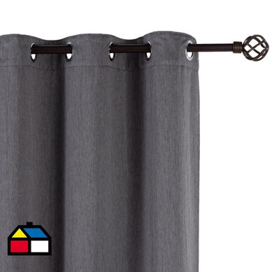 Cortina black-out Ass 145x250 cm gris