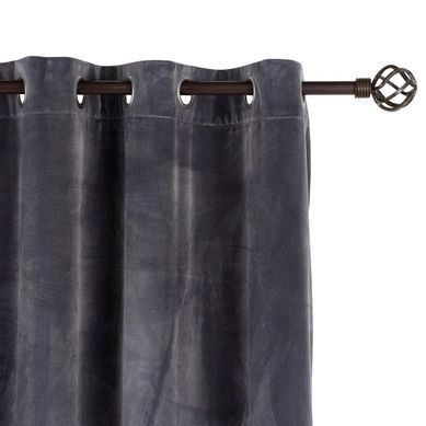 Cortina tela 135x220 cm Velvet grafito