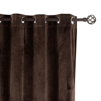 Cortina tela 135x220cm Velvet caf