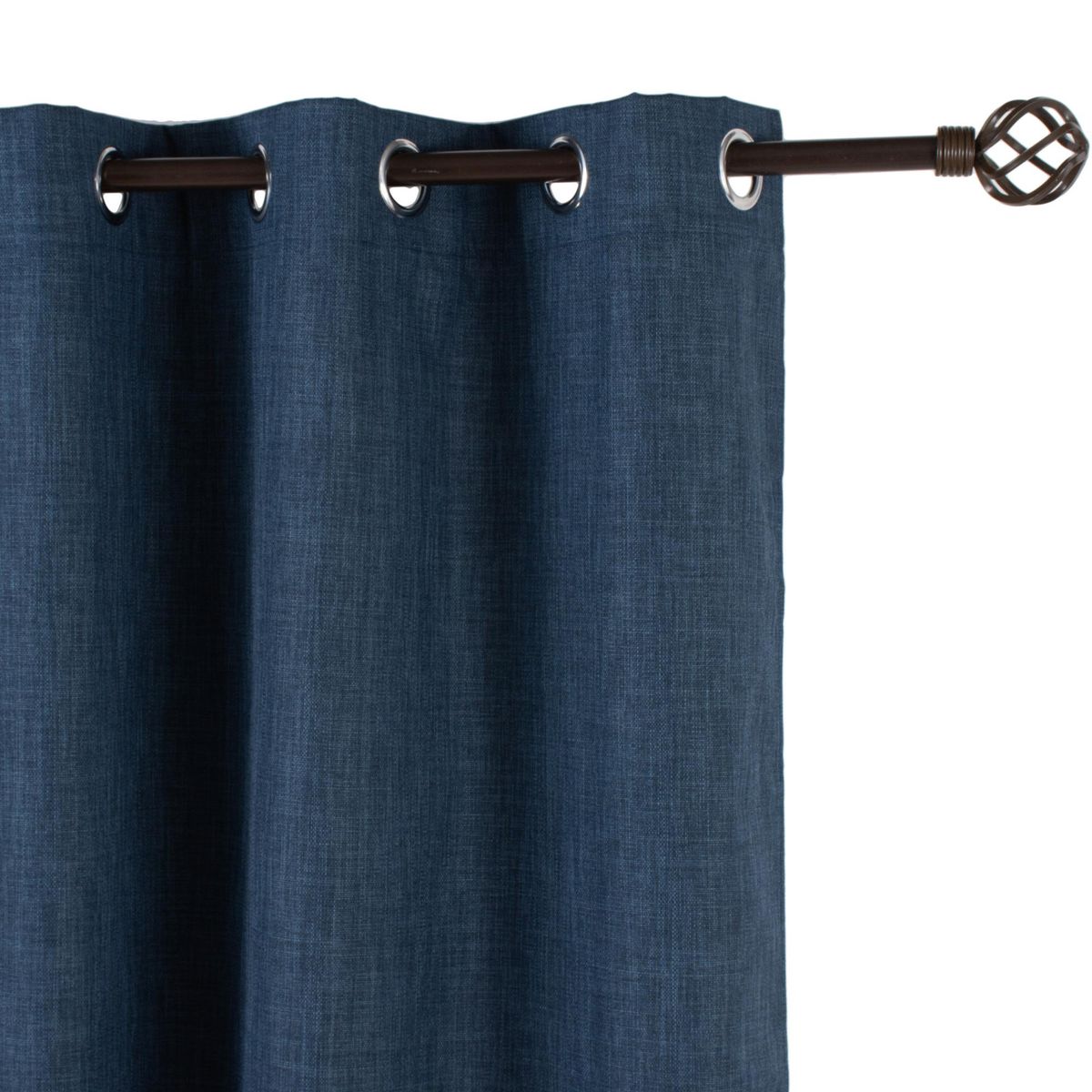 JUST HOME COLLECTION - Cortina Tela Black Out 135x220 cm Azul Jeans