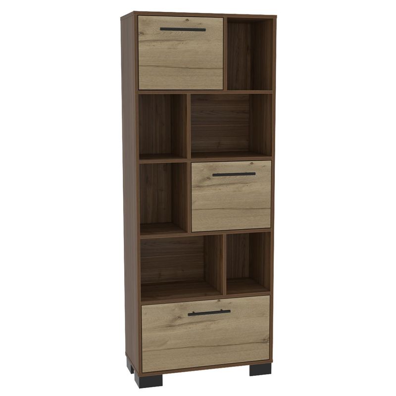 TUHOME - Librero Marse Melamina 5 Nivel(es) 65.7x98.5x40.6 cm Gales/Duna