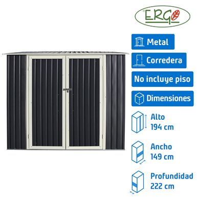 Bodega jardn Joy B 149x222x194 cm