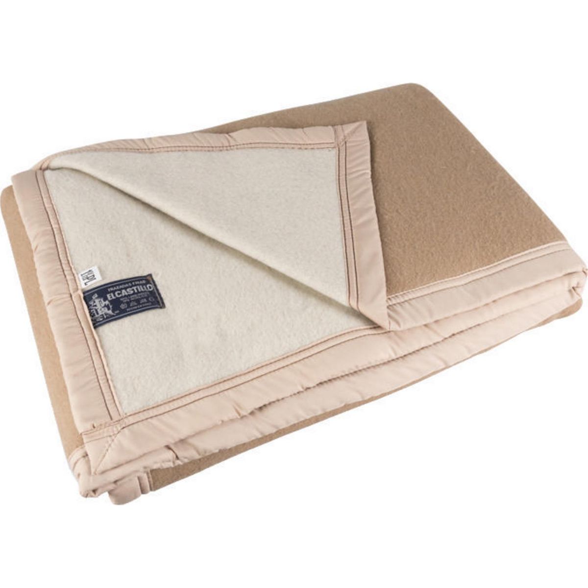 EL CASTILLO - Frazada Rapallo 2 plazas Beige