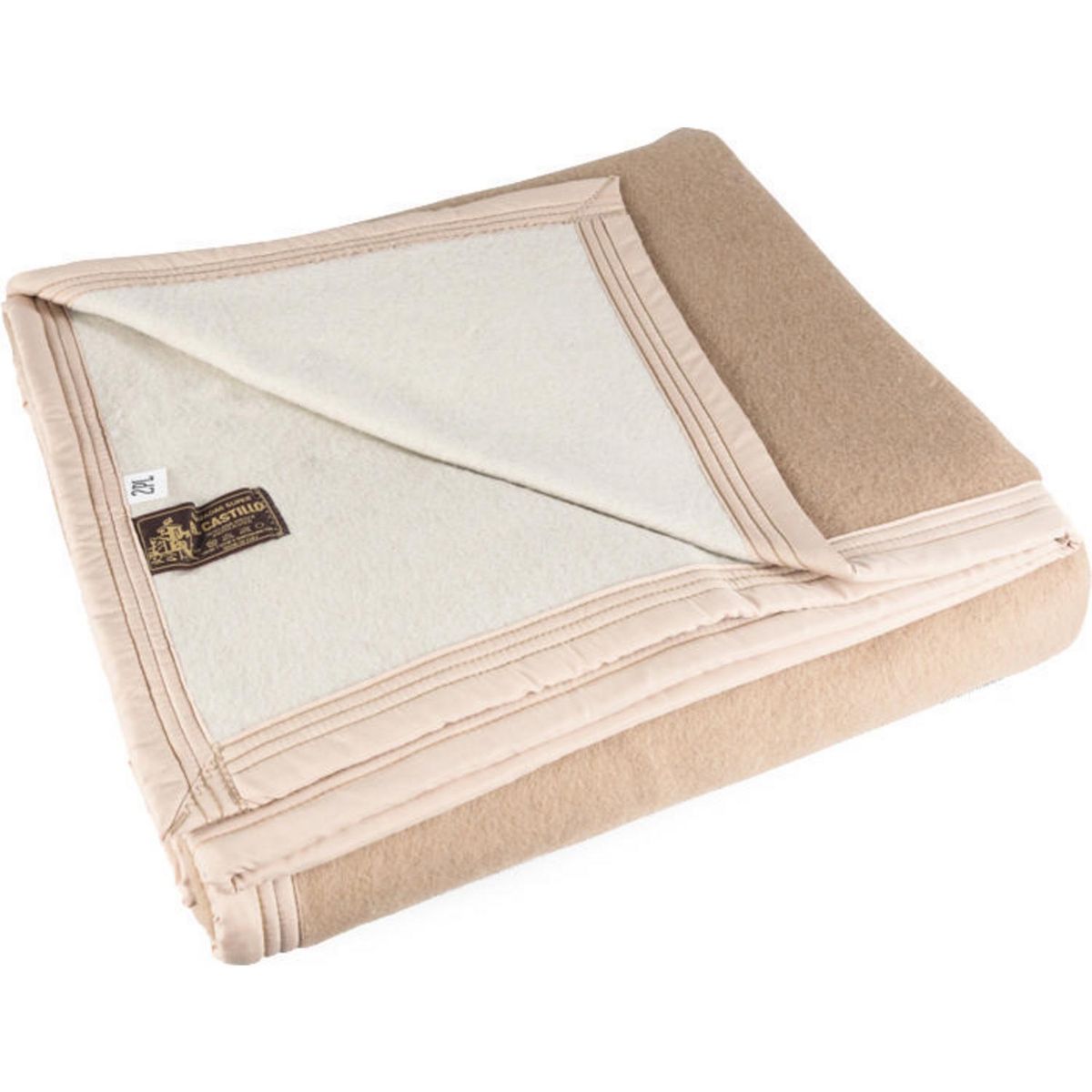 EL CASTILLO - Frazada Suprema 1 plaza Beige