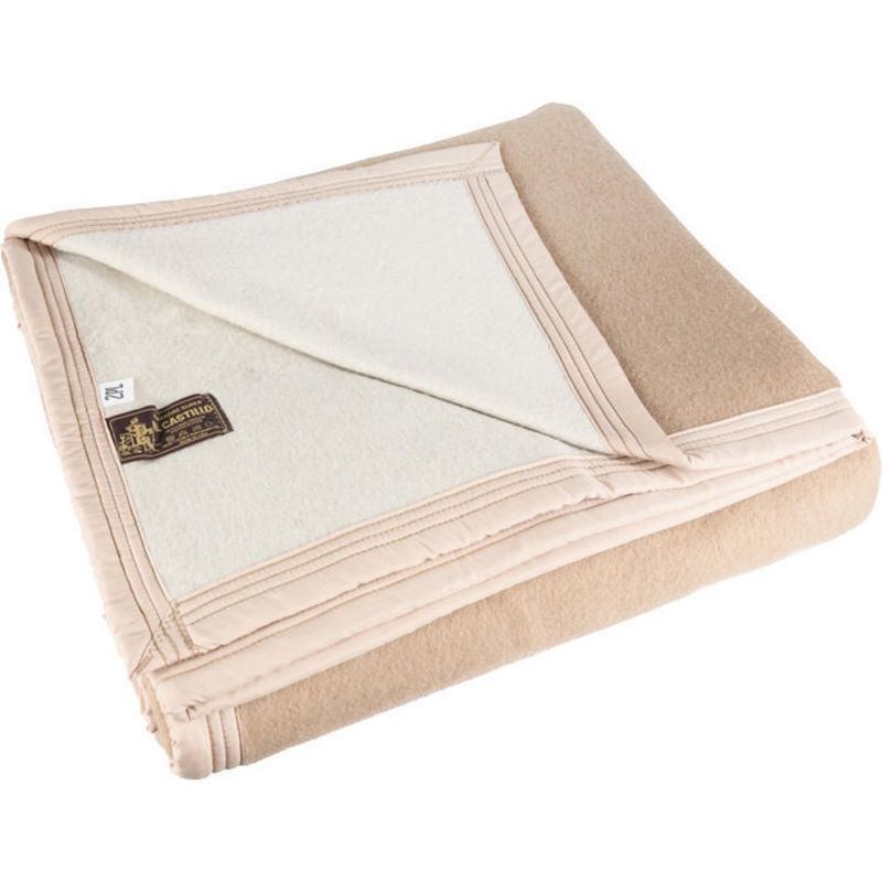 EL CASTILLO - Frazada Suprema 2 plazas Beige