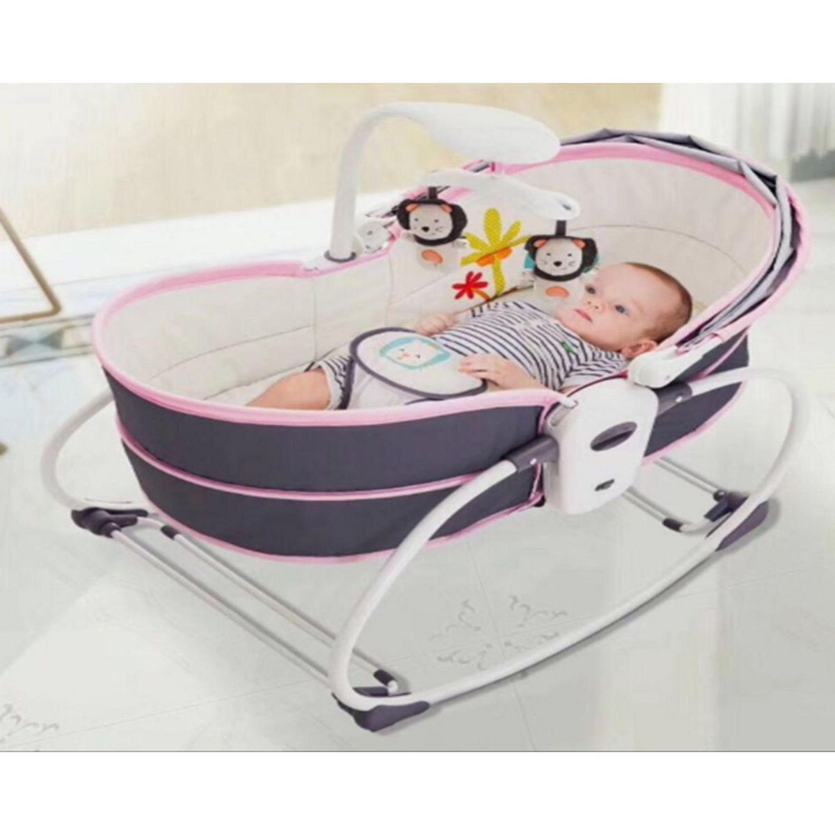 KIDSCOOL - Silla mecedora rosado