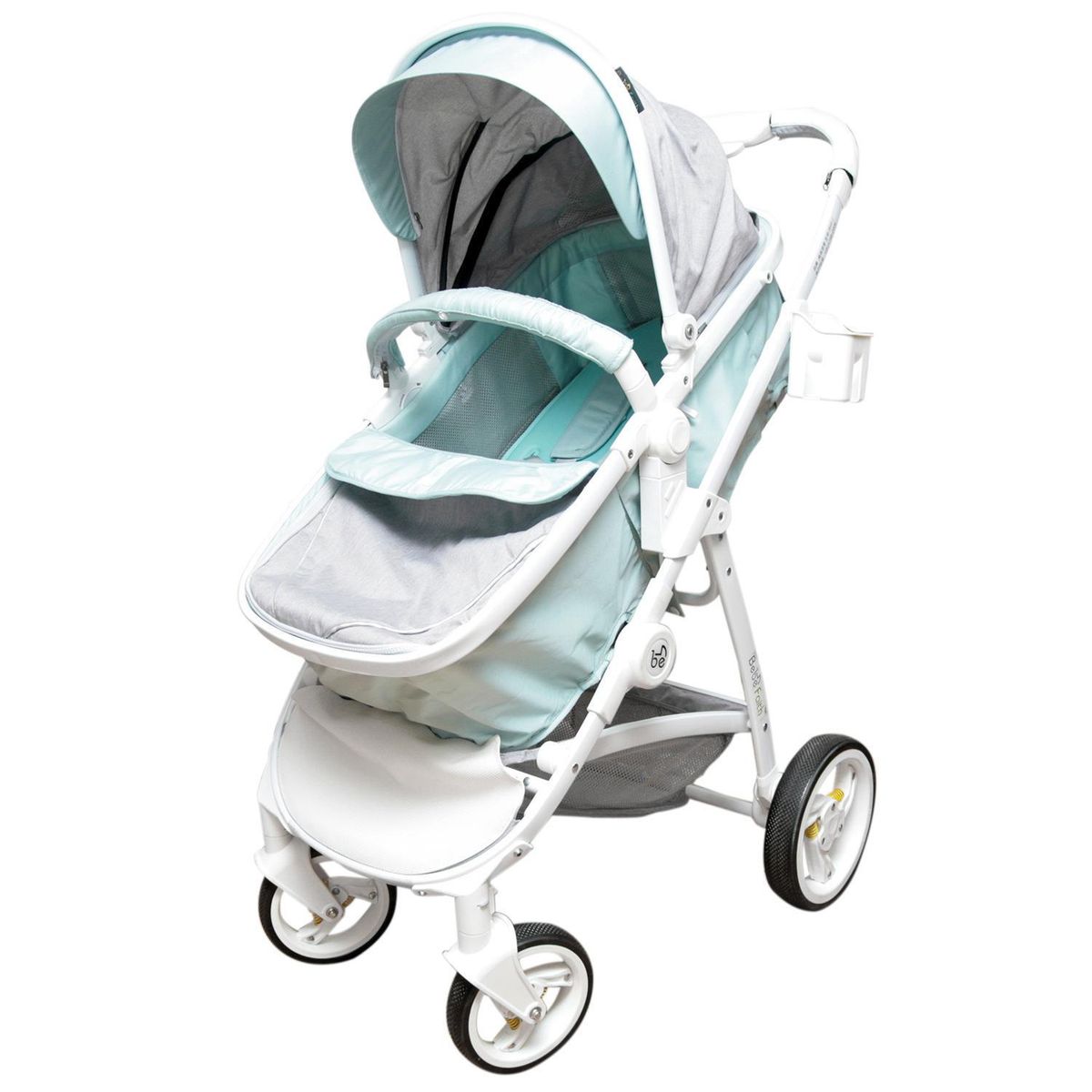 KIDSCOOL - Coche cuna de paseo celeste
