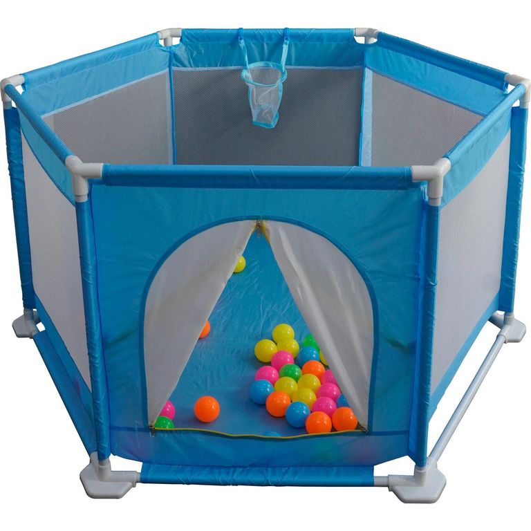Corral Hexagonal Bebé Con Pelotas Para Juego Infantil