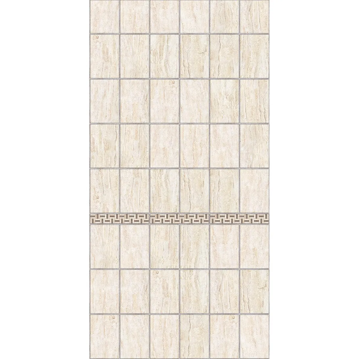 PIZARREÑO CEDRAL - Set 3 Fibrocemento Simplísima 6 mm 120x240 cm Travertino Beige