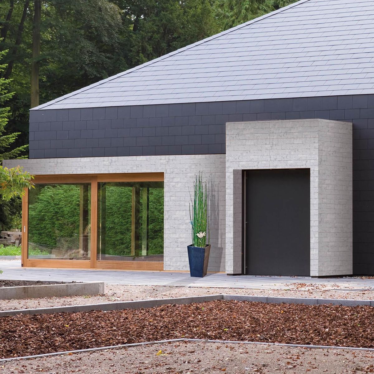 PIZARREÑO CEDRAL - Set 3 Fibrocemento Simplísima 6 mm 120x240 cm Egipcia Gris