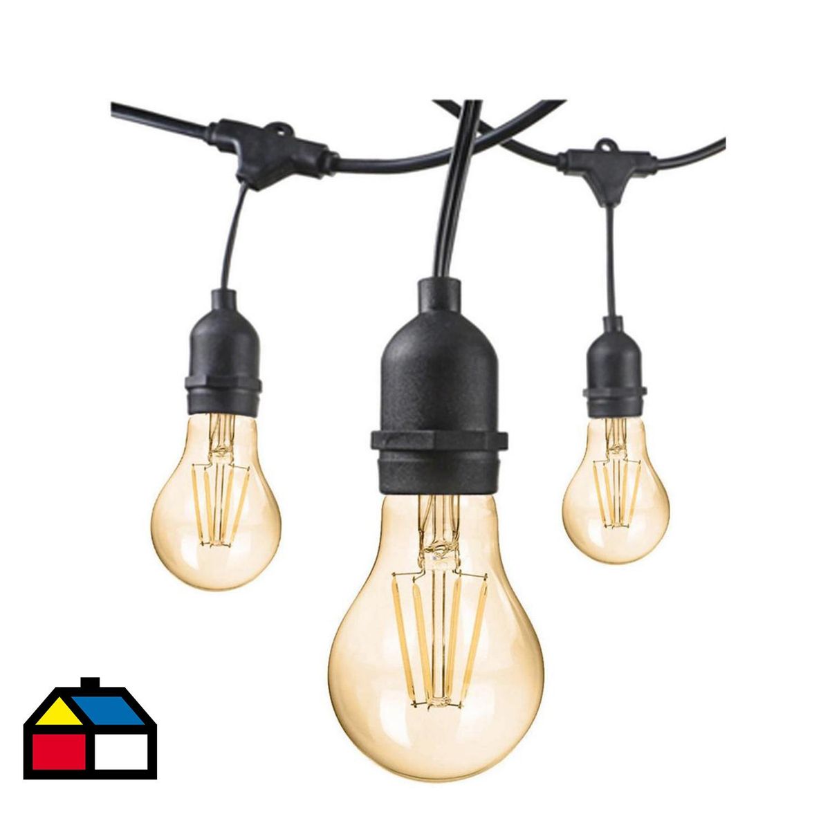 HB LEDS - Guirnalda 10 Metros Con Ampolletas Filamento 4w E27