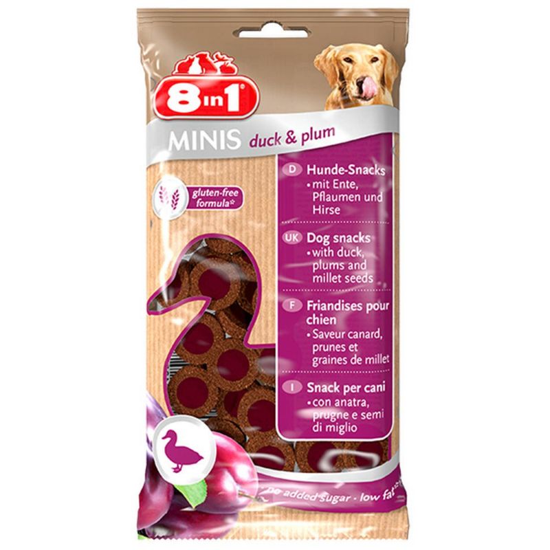 8 IN 1 -  para Perro Adulto Pato y ciruela 100 gr