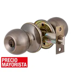 FIXSER - Cerradura dormitorio bola bronce envejecido fx