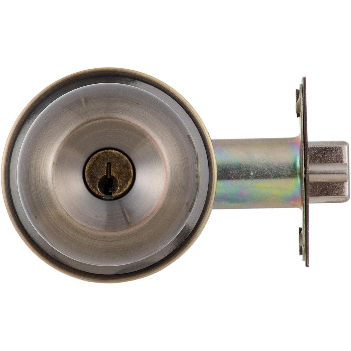 FIXSER - Cerradura dormitorio bola bronce envejecido fx