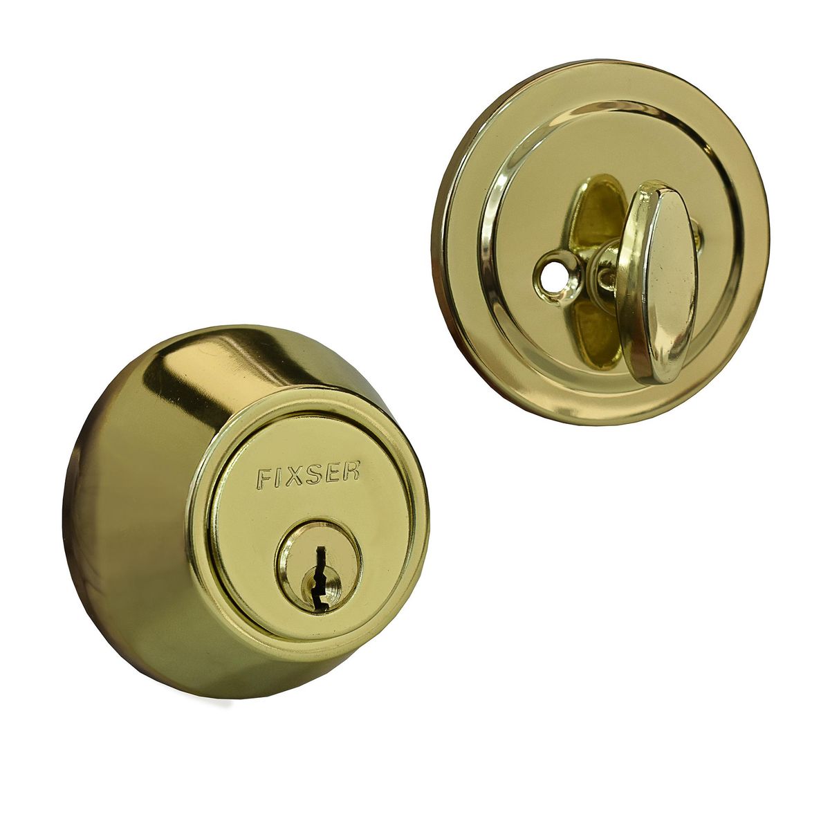 FIXSER - Cerrojo llave/mariposa bronce pulido fx